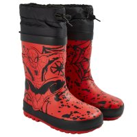 GX569: Marvel Spider-Man Web Cuffed Wellington Boots (Shoe Sizes: 7-2)